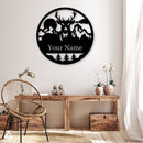 Deer Monogram Sign