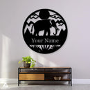 Elephant Monogram Sign