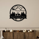Deer & Turkey Outdoor Monogram