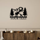 Welcome Moose Monogram