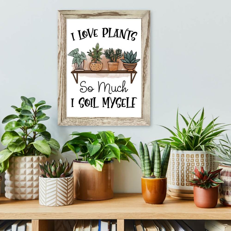 Soil Myself Steel Print