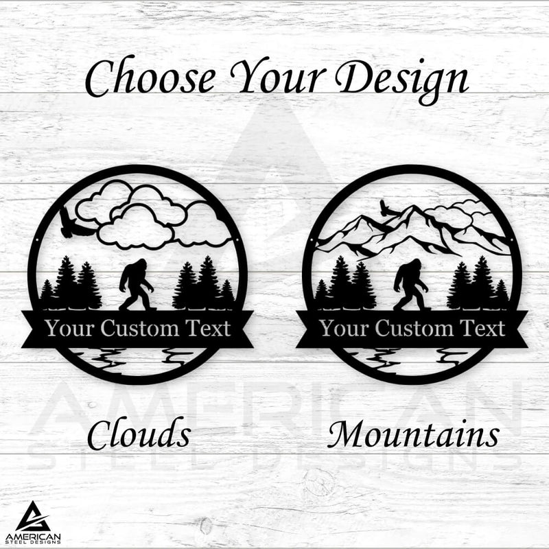 Sasquatch Outdoor Monogram