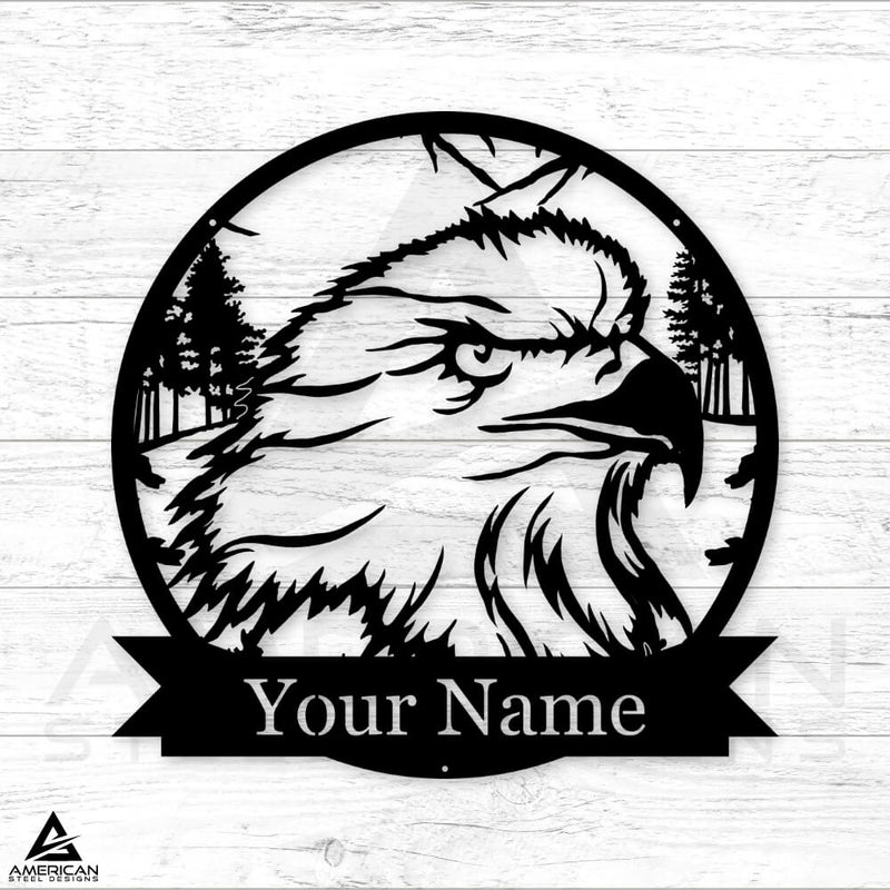 Eagle Scenery Monogram