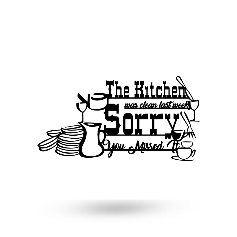 Kitchen Clean, Sorry You Missed it!