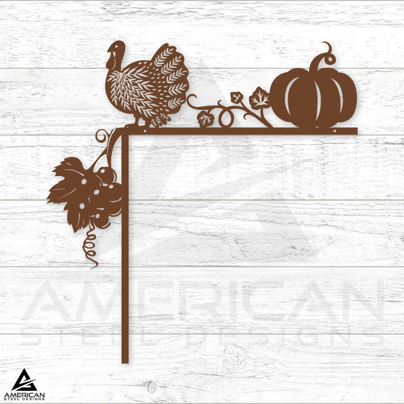 Thanksgiving Door Corners 5 Pack (Copper Powder Coated)