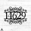 Stylish Home Number Sign