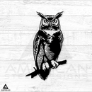 Great Horned Owl Tree Stake