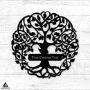 Round Tree of Life Monogram