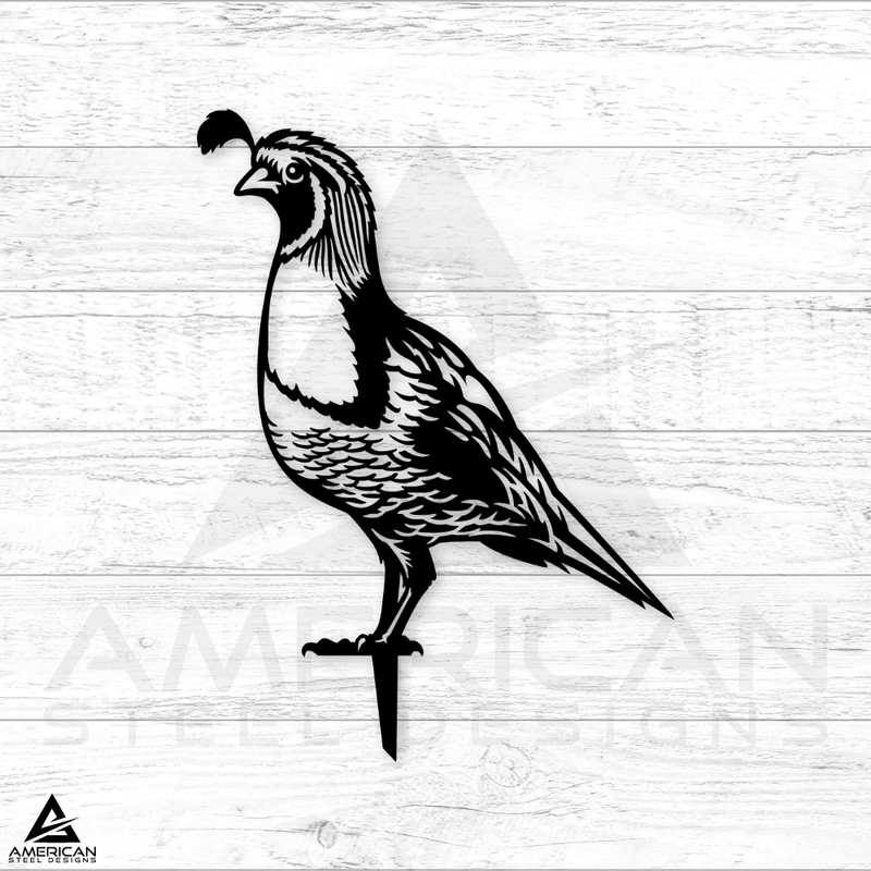 Gambel’s Quail Tree Stake