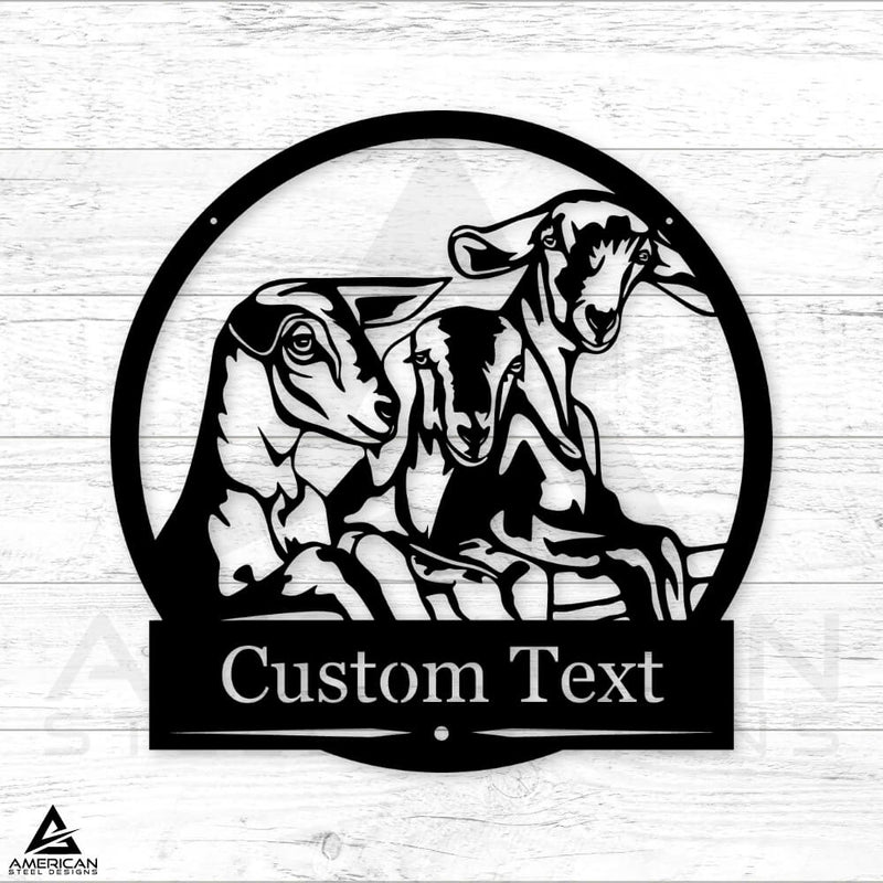 Personalized Goat Monogram