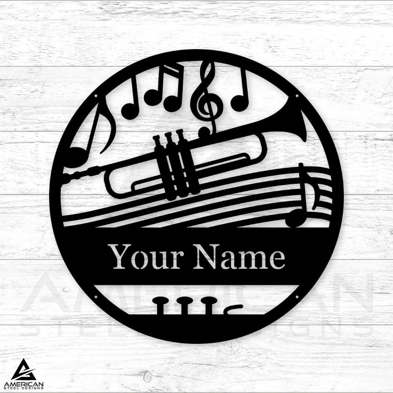 Musical Trumpet Monogram