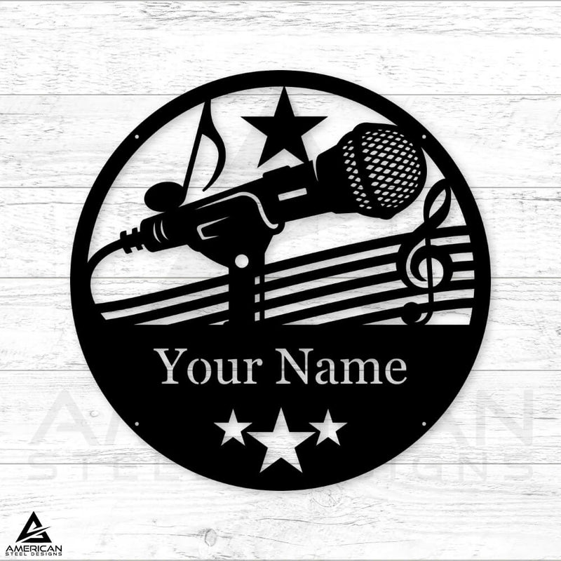 Musical Singer Monogram
