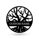 Family Tree Monogram Sign