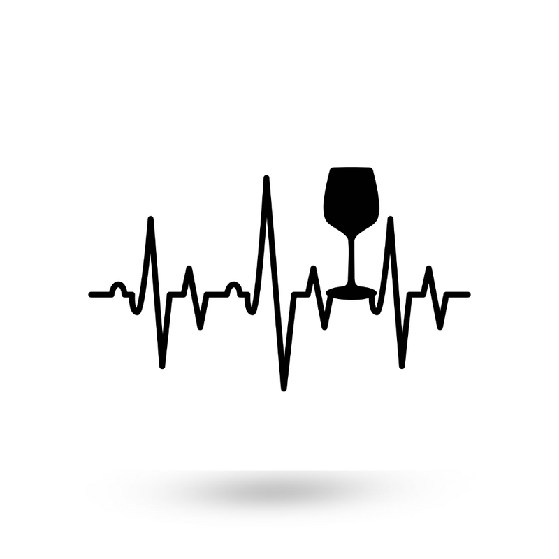 Wine Glass Heartbeat