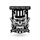 Protected by Smith and Wesson