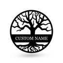 Family Tree Monogram Sign