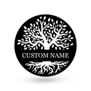 Family Tree Monogram Sign