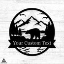 Bear Scenery Outdoor Monogram