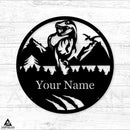 Dinosaur T-Rex Roam Monogram