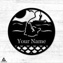 Fishing Monogram Sign