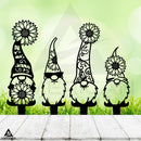 Sunflower Gnome Stakes Set