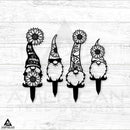 Sunflower Gnome Stakes Set
