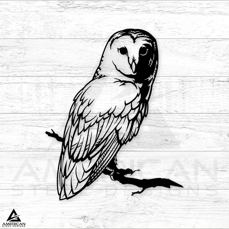 Barn Owl Tree Stake
