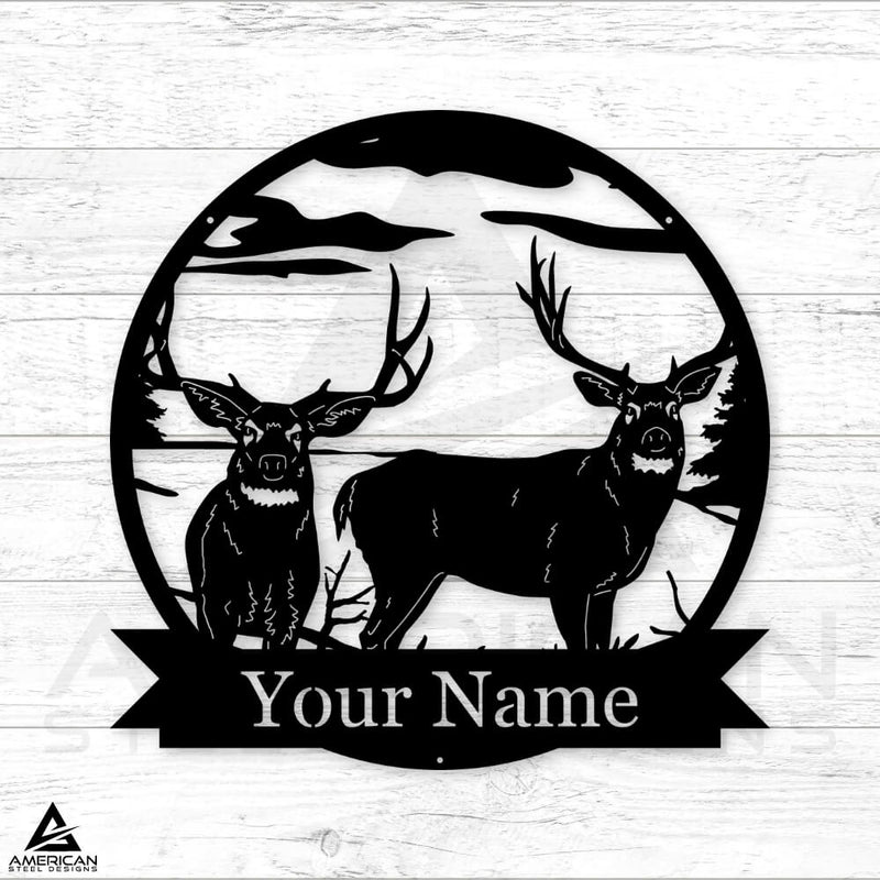 Deer Land Nature Monogram