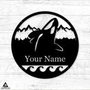 Orca Monogram Sign