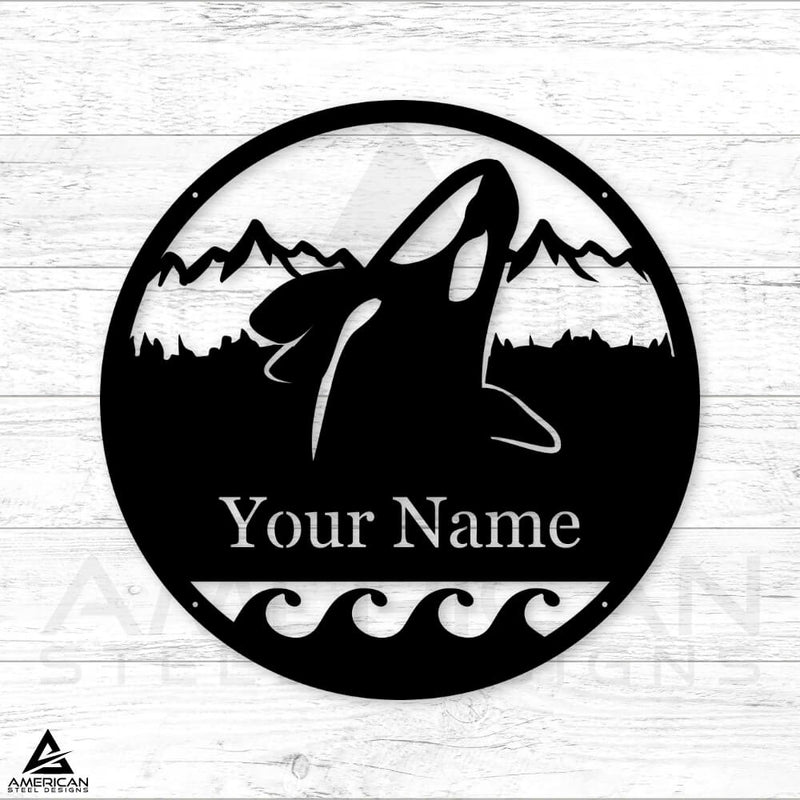 Orca Monogram Sign