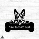 German Shepherd Monogram