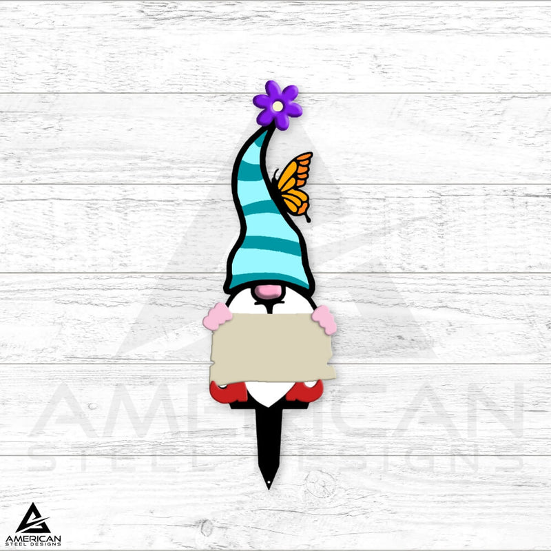 Colorful Steel Garden Plant Gnomes (Promotion)