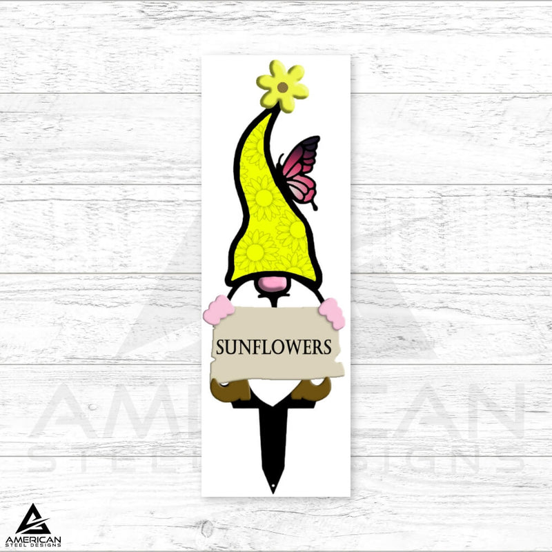 Colorful Steel Garden Plant Gnomes (Promotion)