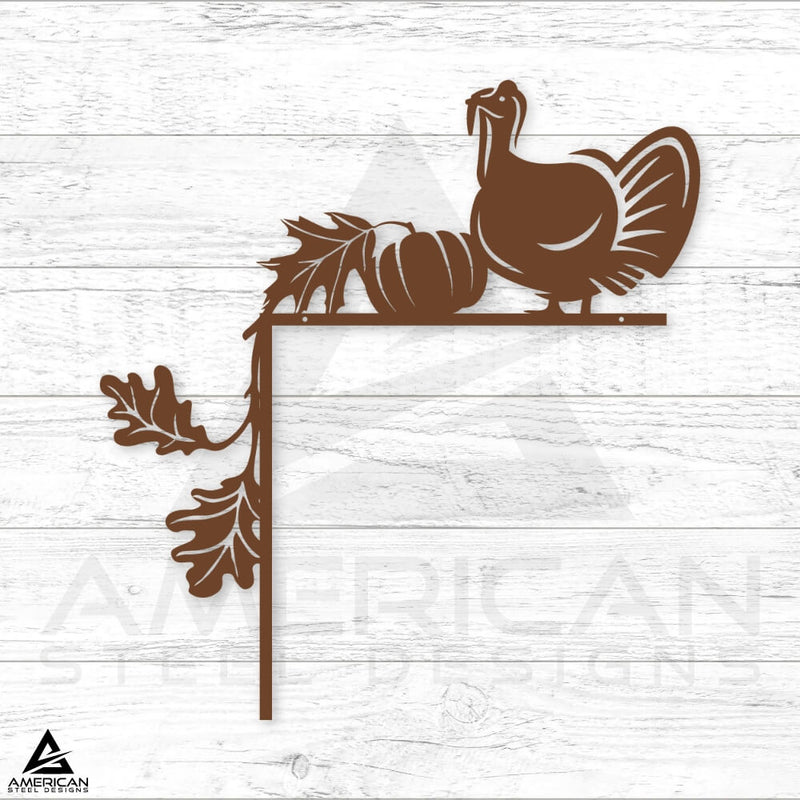Thanksgiving Door Corners 5 Pack (Copper Powder Coated)