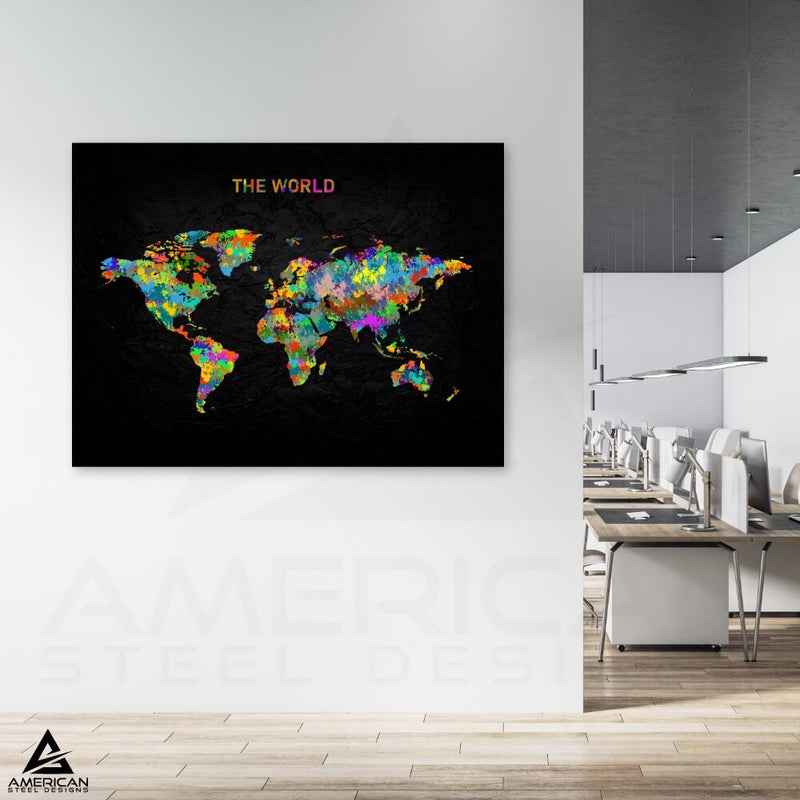 The World Color Steel Print