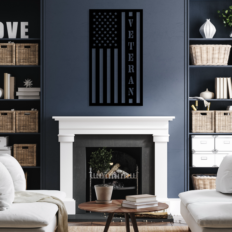 Veteran American Flag Vertical
