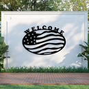 Welcome American Flag