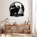 Wolf Nature Monogram