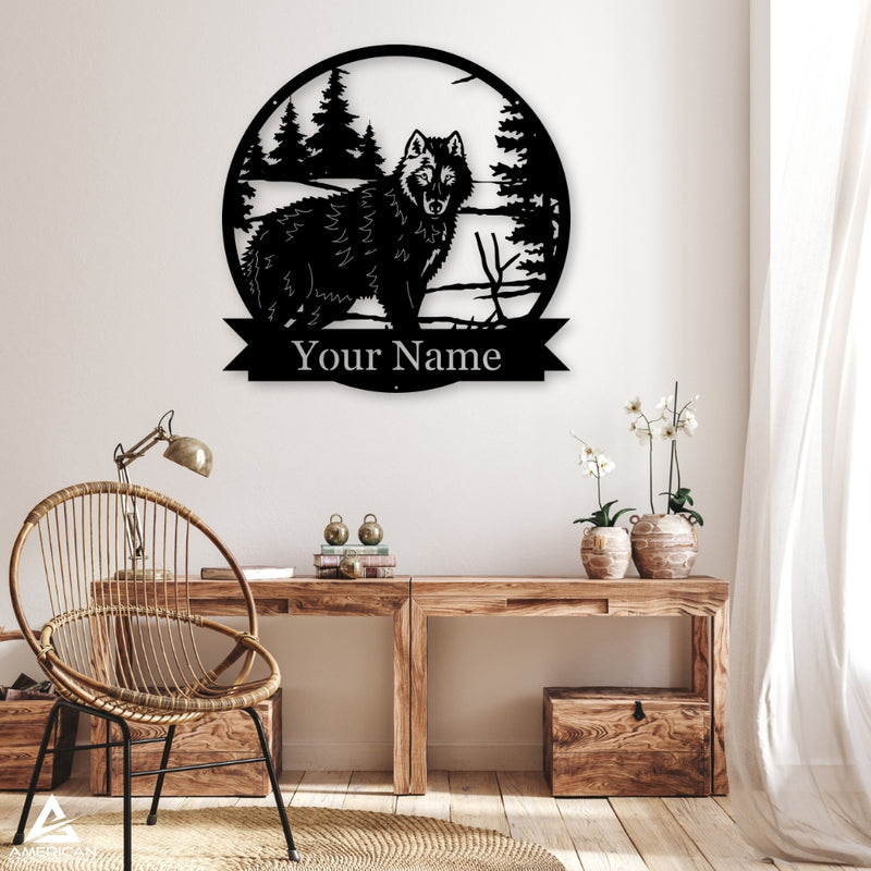 Wolf Nature Monogram
