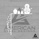 Christmas Door Corners 5 Pack (White Powder Coated)