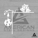 Christmas Door Corners 5 Pack (White Powder Coated)
