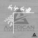 Christmas Door Corners 5 Pack (White Powder Coated)