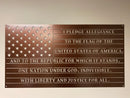 Pledge Allegiance American Flag
