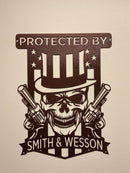 Protected by Smith and Wesson