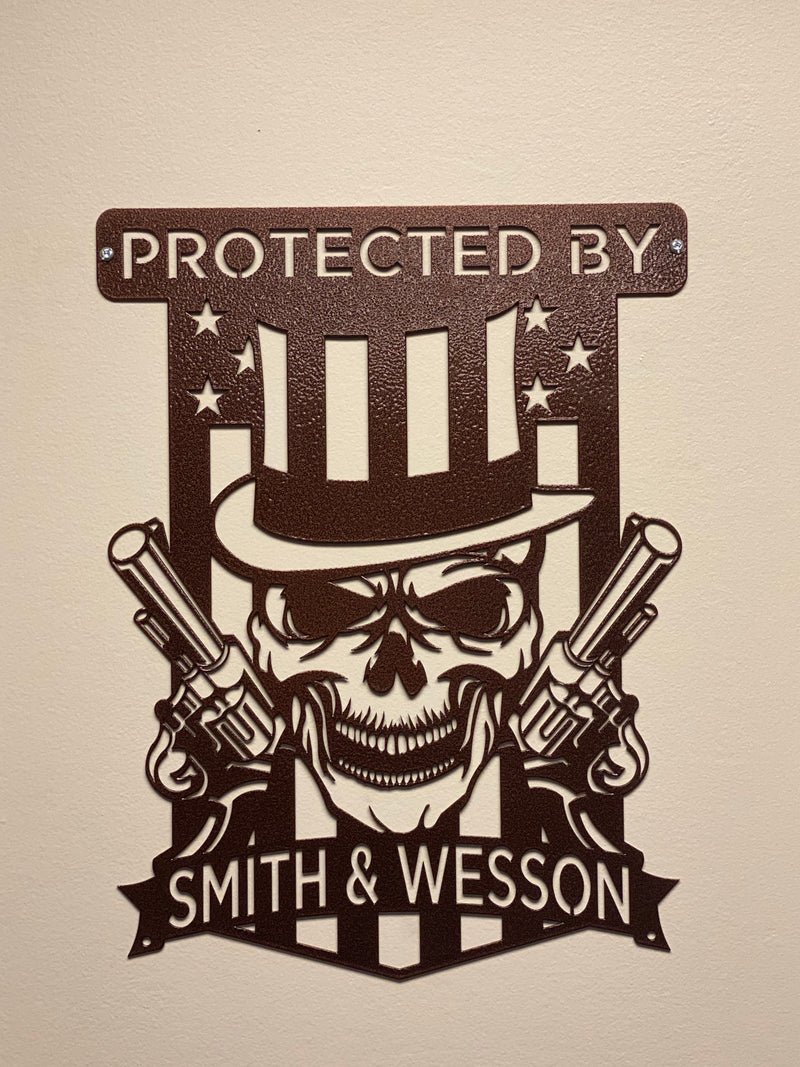 Protected by Smith and Wesson