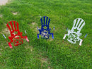 Uncle Sam Sparkler and Bottle Rocket Gnome Set